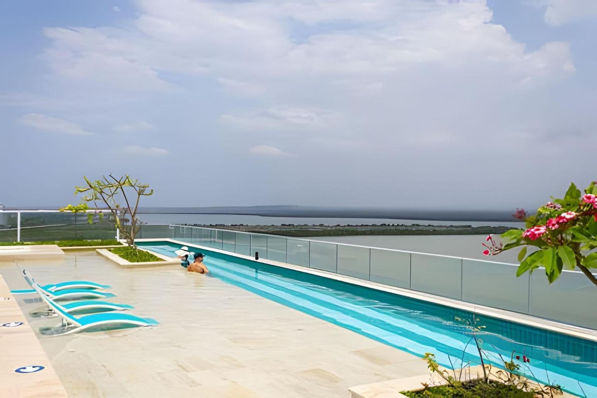 1 Dormitorio Frente A Playa De Morros. Piscina Cartagena Dış mekan fotoğraf